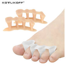 Soft Silicone Toe Separator For Separate All Toe Big Bone Hallux Valgus Bunion Corrector Straightener Orthopedic Inserts Pad 2024 - buy cheap