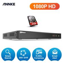 ANNKE 32CH 1080P Lite 5in1 AHD DVR support CVBS TVI AHD Analog IP Cameras HD P2P Cloud H.264 VGA video recorder RS485 Audio 2024 - buy cheap