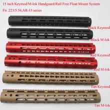 ACTIVE-8 15 ''Free Float Handguard Rail M-lok / Keymod Style Mount System Fit .223/5.56 AR-15_Black/красный/песочный цвет 2024 - купить недорого