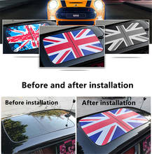 1pcs special size KK union jack Car sunroof decorative stickers car styling for BMW MINI cooper one F55 F56 F60 R55 R56 R60 R61 2024 - buy cheap