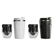 Portable Travel Coffee Mug with Paperless Pour Over Coffee Dripper Coffee Maker Filter Cone 2024 - buy cheap