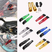 Rear Foot Pegs Pedal Passenger Footrests For YAMAHA XJ6 XSR700 XSR900 XJR400 XJR1200 XJR1300 Motorcycle Aluminum 2024 - buy cheap