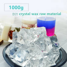 1000g transparent jelly Wax candle raw material DIY crystal candle cup handmade scented wax candle Supplies 2024 - buy cheap