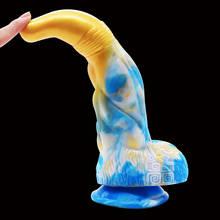 Vibrador realista de silicone líquido, 25cm, longo, fita, espesso, gigante, bunda anal com ventosa, pênis grande, macio, brinquedo sexual para mulheres 2024 - compre barato