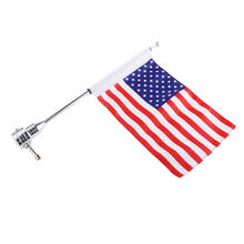Американский держатель стойки алюминиевый Полюс Флаг США для XL883 1200 X48 2024 - купить недорого