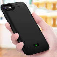 5000/8000 мАч запасной внешний аккумулятор чехол для iPhone 6 6S 7 8 Plus Тонкий Ультратонкий чехол для зарядки чехол для зарядного устройства 2024 - купить недорого