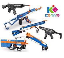 Swat arma de arma arma de arma de energia arma de arma de arma de arma de arma de brinquedo moc modelo montado tijolo conjunto compatível menino bloco de construção 2024 - compre barato