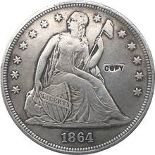 1864 Seated Liberty Dollar COINS COPY 2024 - buy cheap