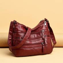 Fashion Bags for Women Pu Leather Shoulder Bag Soft  Crossbody Purse Quality Small Size Casual Bag Zipper Messenger Bags 2024 - buy cheap