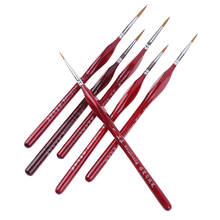 New 6Pcs/Set Paint Brushes Extra Fine Detail Paint Brushe Miniature Model Maker Tool 2024 - buy cheap