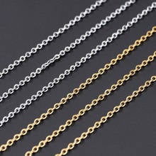 5m/lot Stainless Steel Cable Link Chain Bulk for Silver Gold 1.5mm 2mm 2.5mm 3mm Chain Necklace DIY Jewelry Findings Materials 2024 - buy cheap
