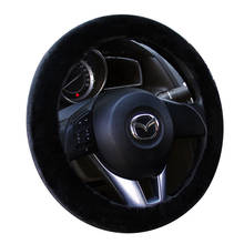 Cubiertas de volante de coche para mantener el calor, piel Artificial de felpa, tamaño 38cm, aptas para la mayoría de los coches usados en invierno, buje de rueda caliente ES3 X25 2024 - compra barato