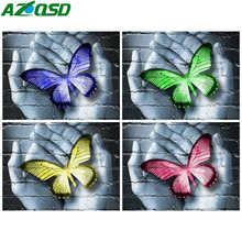 AZQSD Diamond Painting Full Square Butterfly 5d Embroidery Sale Animal Picture Of Rhinestones Handmade Home Decor Gift 2024 - buy cheap