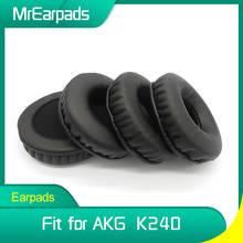 Almofadas para fones de ouvido, substituição de almofada de ouvido para akg k240 k240s k240m k240df k240mk2 2024 - compre barato