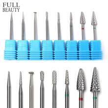 1pcs Electric Nail Drill Bit Tungsten Carbide Milling Cutter Nail Art Tool Cuticle Clean For Manicure Polishing Burr CH901 2024 - buy cheap