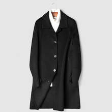 Double-side Woolen Autumn Winter Jacket Men 100% Wool Coat Streetwear Windbreaker Mens Jackets and Coats JLK18Z825 MY1781 2024 - buy cheap