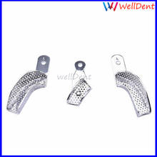 Dental Lab Impression Trays Partial  Stainless Steel-set Of 3 Dental Impression Tray 2024 - buy cheap