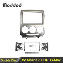 Duplo 2 din rádio do carro fascia para ford i-max 2007 + mazda 5 premacy 2005 + áudio estéreo painel dvd cd guarnição kit moldura 2024 - compre barato