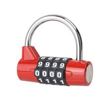 4 Digit Password Lock Zinc Alloy Gym Security Lock Suitcase Luggage Coded Lock Cupboard Cabinet Locker Padlock 2024 - buy cheap
