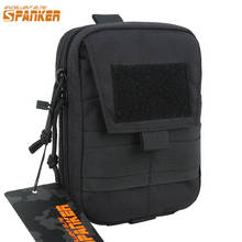 EXCELLENT ELITE SPANKER Hunting Solid Color Double Zipper Molle Waist Pack Tactical Multifunction EDC Pouch Tool Small Bag 2024 - купить недорого