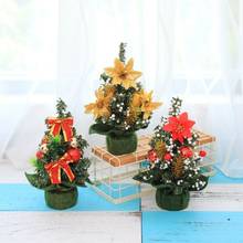 Mini Christmas Trees Xmas Decorations A Small Pine Tree Placed In The Desktop Christmas Festival Home Ornaments 2024 - buy cheap