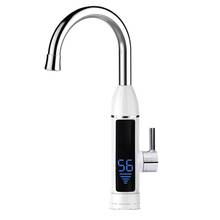 LCD Display Instant Hot Water Tap Digital Electric Faucet 3000W Tankless Kitchen Instant Hot Water Heater Kitchen Faucet 2024 - buy cheap