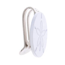 Sturdy Alloy White Flower Magnetic Cap Hat Visor Clip Golf Ball Marker Golfer Gift 2024 - buy cheap