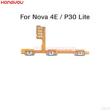 10PCS/Lot For Huawei Nova 4E / P30 Lite Power Button On / Off Volume Up / Down Mute Switch Key Flex Cable 2024 - buy cheap
