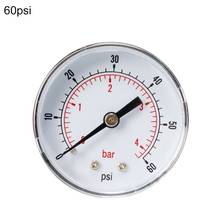 Pressure Gauge 52mm Dial 1/8\" BSPT Horizontal 0/15,30,60,160 PSI & Bar 2024 - buy cheap
