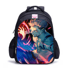 16 Inch Jujutsu Kaisen Yuji Backpack Children School Bags Boys Girls Daily Travel Backpacks Cartoon Mochila School Gifts 2024 - buy cheap