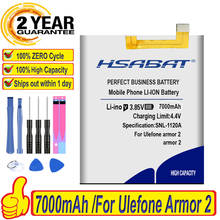 Hsabat bateria de 7000mah de alta qualidade para ulefone armor 2 polegadas helio p25 2024 - compre barato