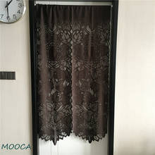 Estilo japonês cortina de porta de renda maple leaf cortina decoração da cozinha cortina 2024 - compre barato