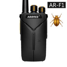 ABBREE-Mini walkie-talkie AR-F1, estación de Radio portátil, banda Uhf, 400-480MHz, comunicador de Radio Ham, transceptor HF, portátil 2024 - compra barato