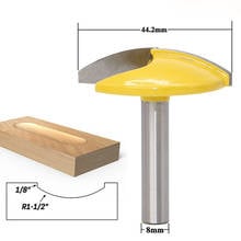 FNICEL Новый 1 шт. 8 мм хвостовик 1-1/2 "Маленькая чаша фрезы Радиус 1-3/4" широкая дверь нож деревообрабатывающий резак инструмент 2024 - купить недорого