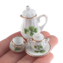 Juego de tazas de té de porcelana en miniatura 1:12, vajilla de flores, casa de muñecas de cocina, 8 patrones a elegir, 15 Uds. 2024 - compra barato