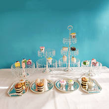 2 Tier Acrylic Cake Display Stand Round Macaron Tower Cake Stand Transparent Tray 2024 - buy cheap