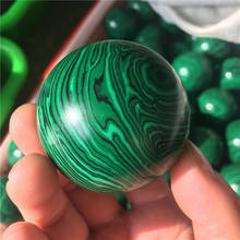 50mm  hand carved  malachite healing ball sphere for home decoration 2024 - buy cheap