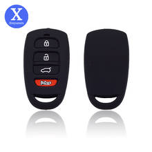 Xinyuexin 4 Buttons Remote Silicone Car Key Cover Case for Hyundai For Kia Car Key Protection Shell 2024 - buy cheap