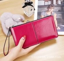 2020 new fashion brand designer ladies long wallet zipper ladies wallet high quality Korean version large capacity clutch 2024 - buy cheap