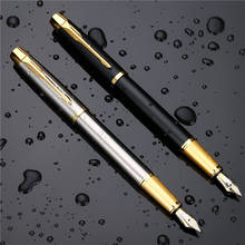 High Quality Metal Luxury Fountain Pen Box Business Writing Signing Calligraphy Pens Office School Stationery Supplies 03923 2024 - buy cheap