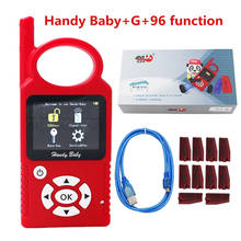 V9.05 JMD Handy Baby free get 10pcs RED CHIP Car Key Copier Auto Key Programmer for 4D/46/48/G/KING/Red Chip Remote Generator 2024 - buy cheap
