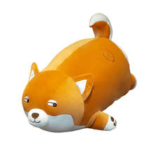 45-90cm Tamaño gigante lindo perro Shiba Inu juguetes de peluche Animal relleno cachorro de perro almohada muñeca de Kawaii regalo de Navidad para los niños 2024 - compra barato