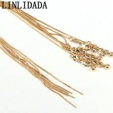 Top Quality 20PCS Gold Color Slide Bead Chain Bracelet Adjustable Chain Bracelet Findings For DIY Jewelry Making 2024 - buy cheap