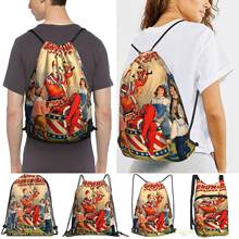 Circus Poster - Ringling Bros Barnum And Bailey Men Outdoor Travel Gym Bag Waterproof Drawstring Backpack Women Fitness Bags 2024 - buy cheap