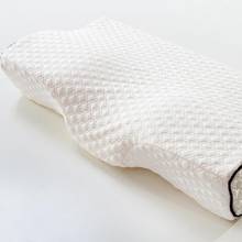 La espuma viscoelástica en forma de mariposa evita los ronquidos, almohadas para dormir y protección elástica para el cuello, almohada de masaje para la fatiga en la cama 2024 - compra barato