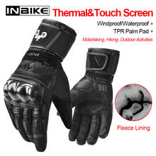 INBIKE Winter Thermal Motorcycle Gloves Wateproof Motocross Gloves Touch Screen Sports Guantes Motorbike Men Moto Gloves 2024 - buy cheap