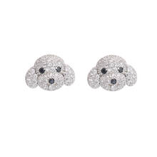 REETI 925 Sterling Silver Cute puppy Stud Earrings For Women  Trend Personality Lady Fashion Jewelry 2024 - buy cheap