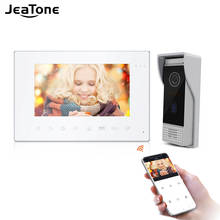 JeaTone 7inch Tuya Wifi Monitor Video Door Phone Intercom with Multi-language Remote APP Control+Motion Detection+Double unlock 2024 - buy cheap