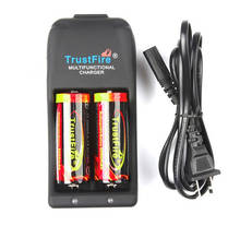 Trustfire-carregador de íon multifuncional, carregador de íon-lítio + 2 * trustfire 26650, 5000mah, baterias 3.7v recarregáveis com proteção, 20 cabeças 2024 - compre barato
