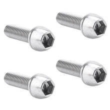 4Pcs Water Bottle Cage Bolts Bicycle Stem Screws Cycling Tool Silver 2024 - buy cheap